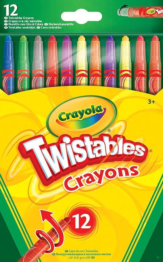 12 TWISTABLE CRAYONS