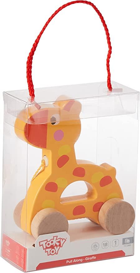 Wooden Pull Along Giraffe
