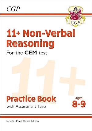 11+ CEM NON-VERBAL REASONING PRACTICE BOOK AND ASSESSMENT TESTS AGE 8-9