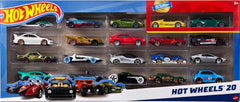 HotWheels Basic 20 Car Pack Assorted Cars for Kids, Fun Toys