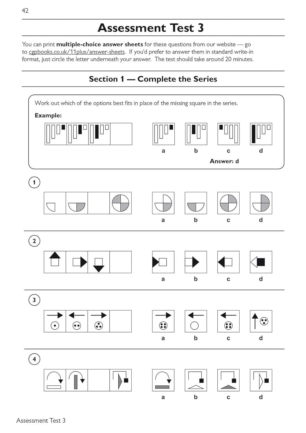 11+ CEM NON-VERBAL REASONING PRACTICE BOOK AND ASSESSMENT TESTS AGE 9-10
