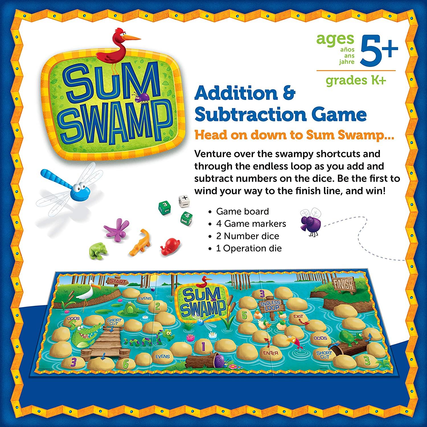 Sum Swamp Addition & Subtraction Game