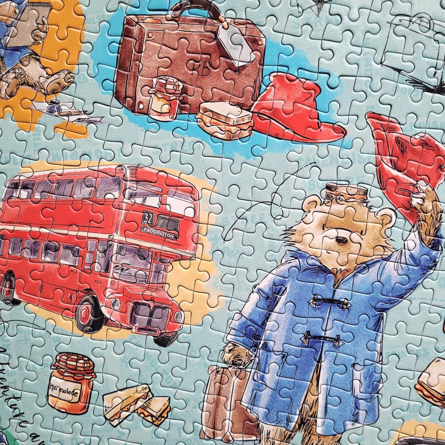 Gibsons Paddington 500 Piece Gift Jigsaw Puzzle Classic Character Sustainable Family Puzzle Premium 100% Recycled Board Great Gift