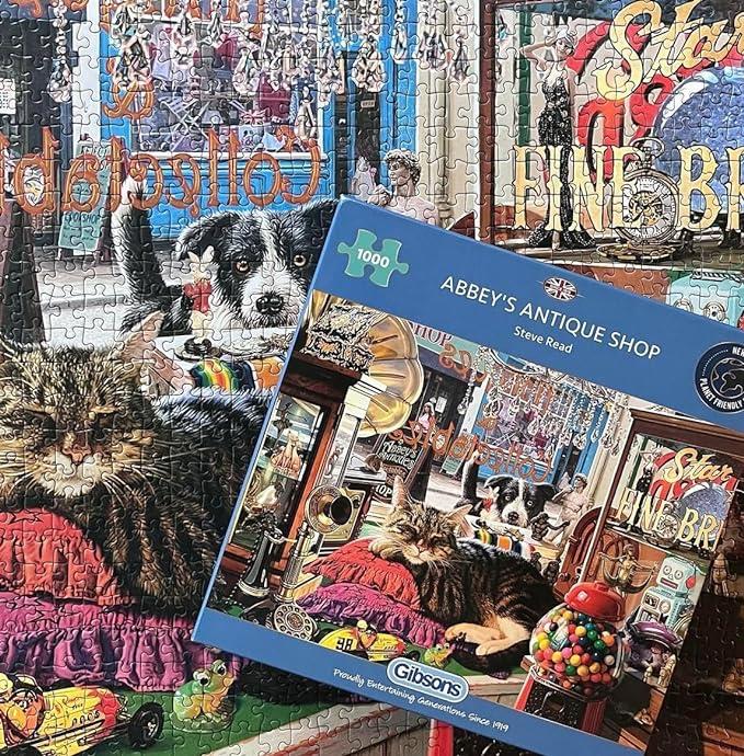 Gibsons Jigsaw Puzzle - Abbey's Antique Shop - 1000 Pieces