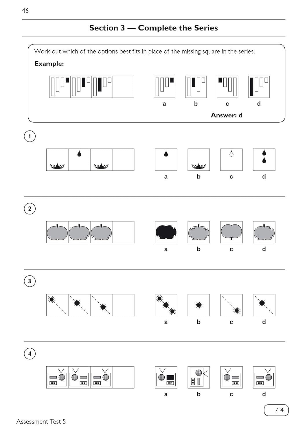11+ CEM NON-VERBAL REASONING PRACTICE BOOK AND ASSESSMENT TESTS AGE 7-8