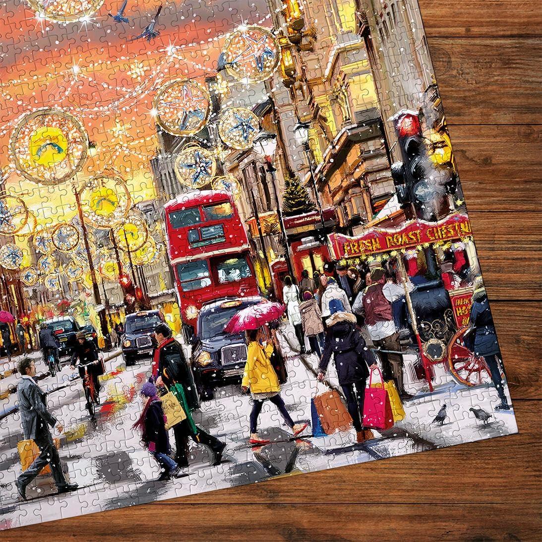 Gibsons Holiday Hustle 1000 Piece Jigsaw Puzzle