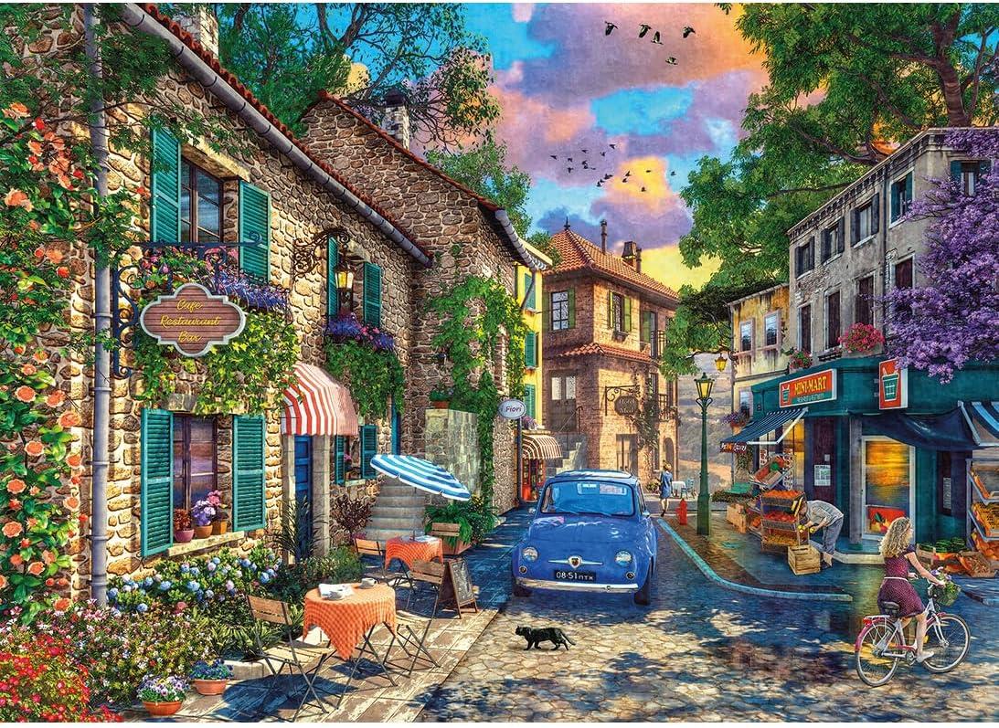Morning in the Med | Gibsons Games 1000 Piece Jigsaw Puzzle | Mediterranean Theme