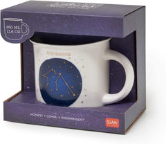PORCELAIN MUG - COUNT YOUR LUCKY STARS - AQUARIUS