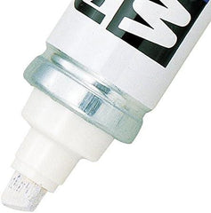 WHITE MARKER LARGE CHISEL TIP