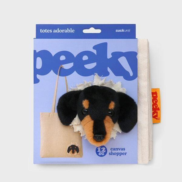 DOG TOTE PEEKY