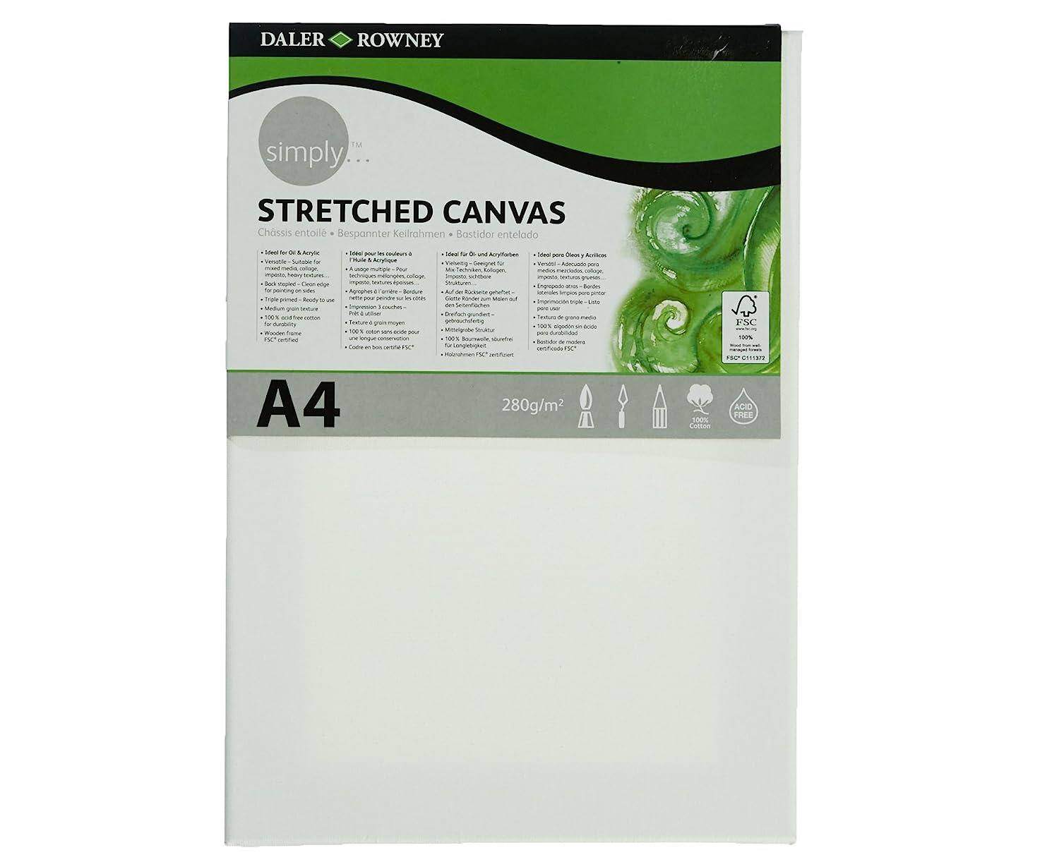 SIMPLY CANVAS   - A4 21x29.7cm