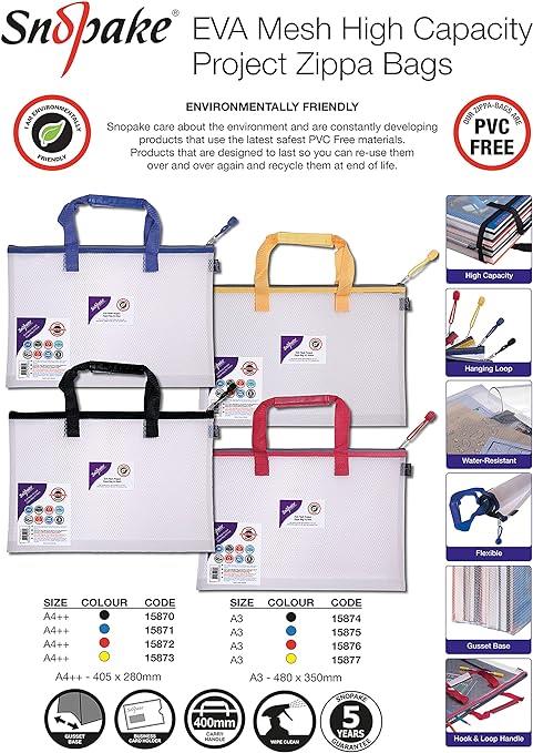 EVA PROJECT MESH ZIPPA BAG A4++ HC BLUE