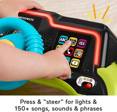 FISHER PRICE LAUGH AND LEARN SIT AND STEER DRIVER