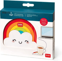 USB MUG WARMER - WARM IT UP - RAINBOW