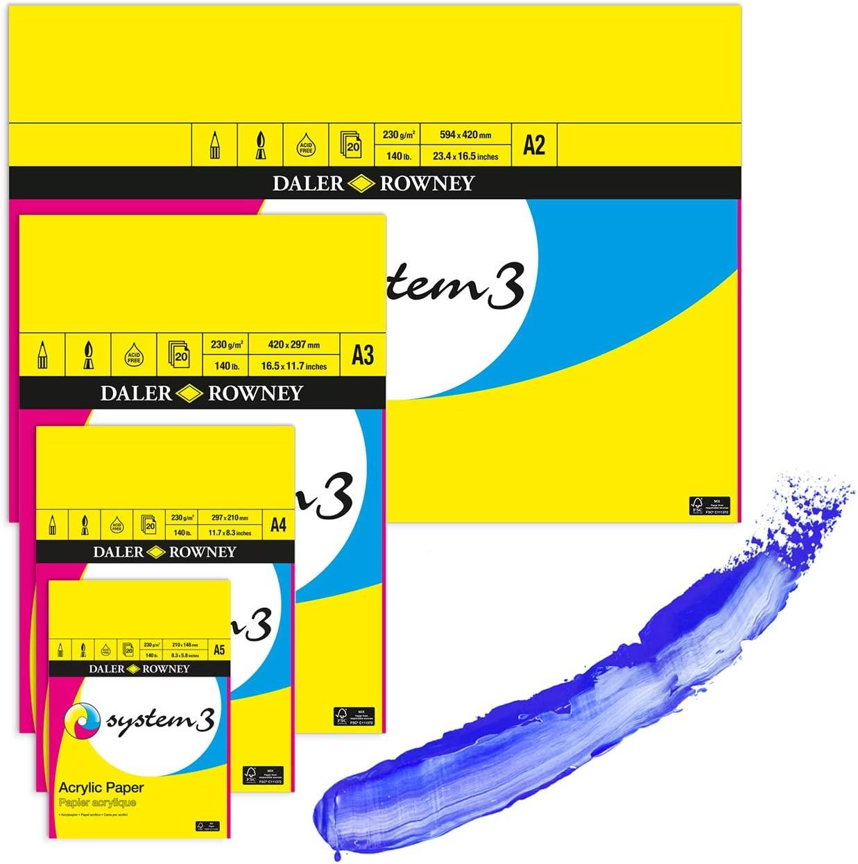 SYSTEM3 ACRYLIC PAD A3 230G 20SH