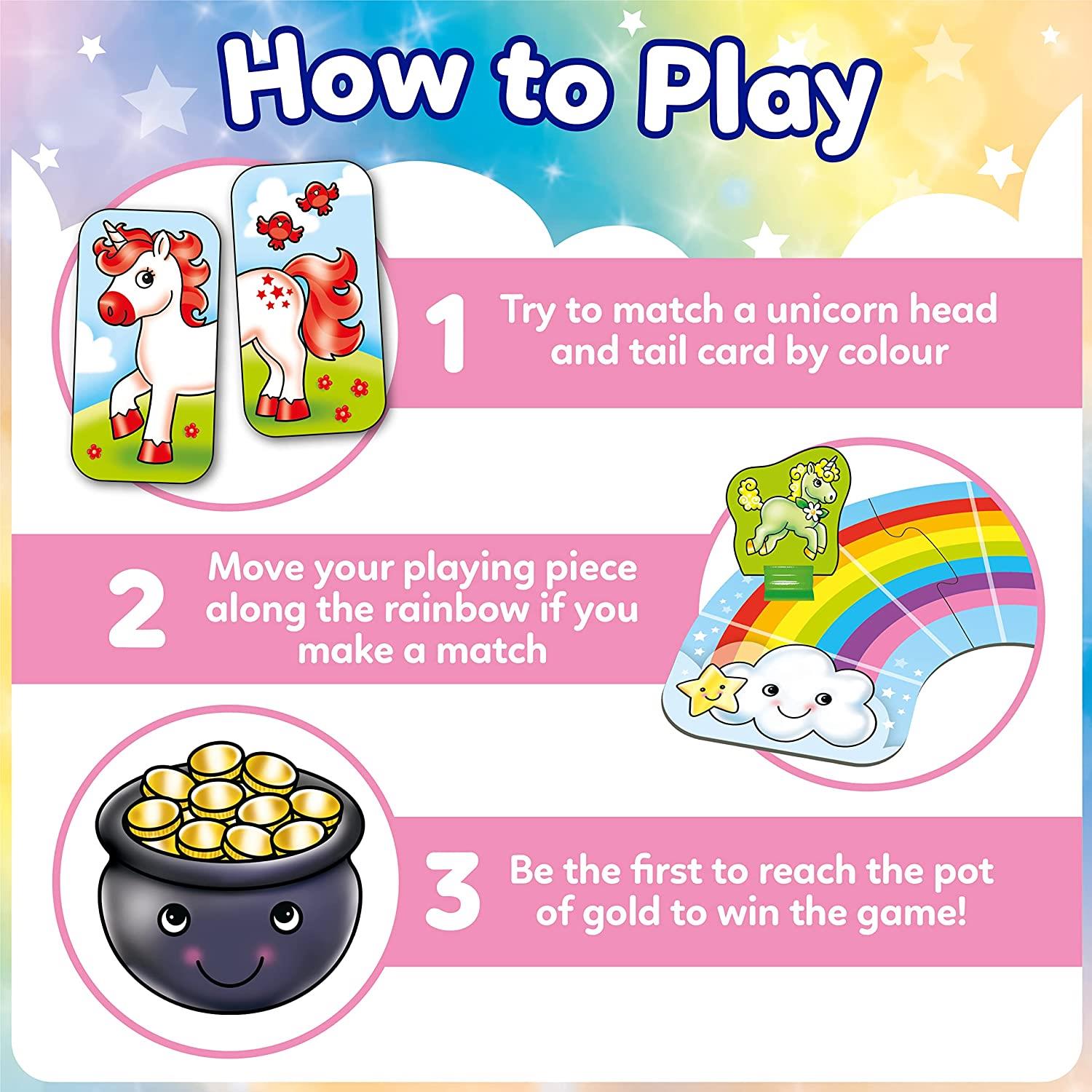 Orchard - Rainbow Unicorns Memory Matching Game
