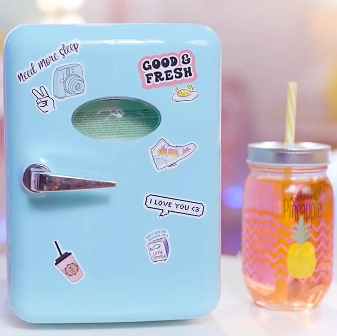 SO CHILL MINI FRIDGE TEAL