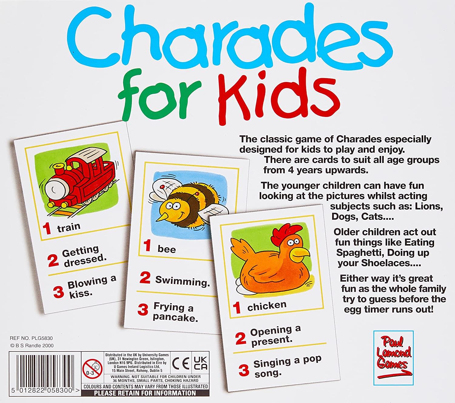 CHARADES FOR KIDS
