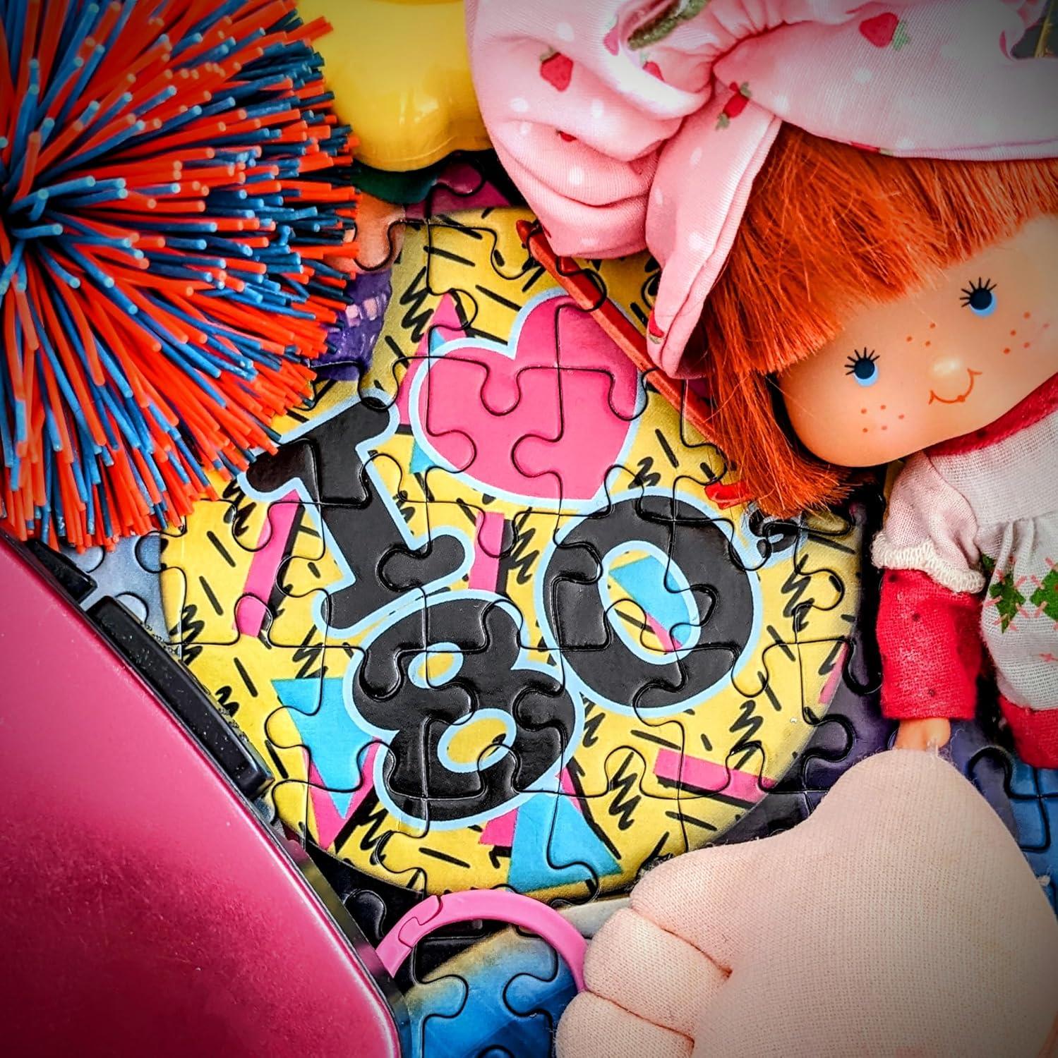 We Love the 80s | 1000 Piece Jigsaw Puzzle | 80s Nostalgia Puzzle | Sustainable Jigsaw Puzzle for Adults | Premium 100% Recycled Board | Great Gift for Adults | Gibsons Games