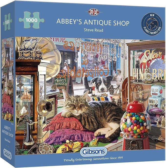 Gibsons Jigsaw Puzzle - Abbey's Antique Shop - 1000 Pieces