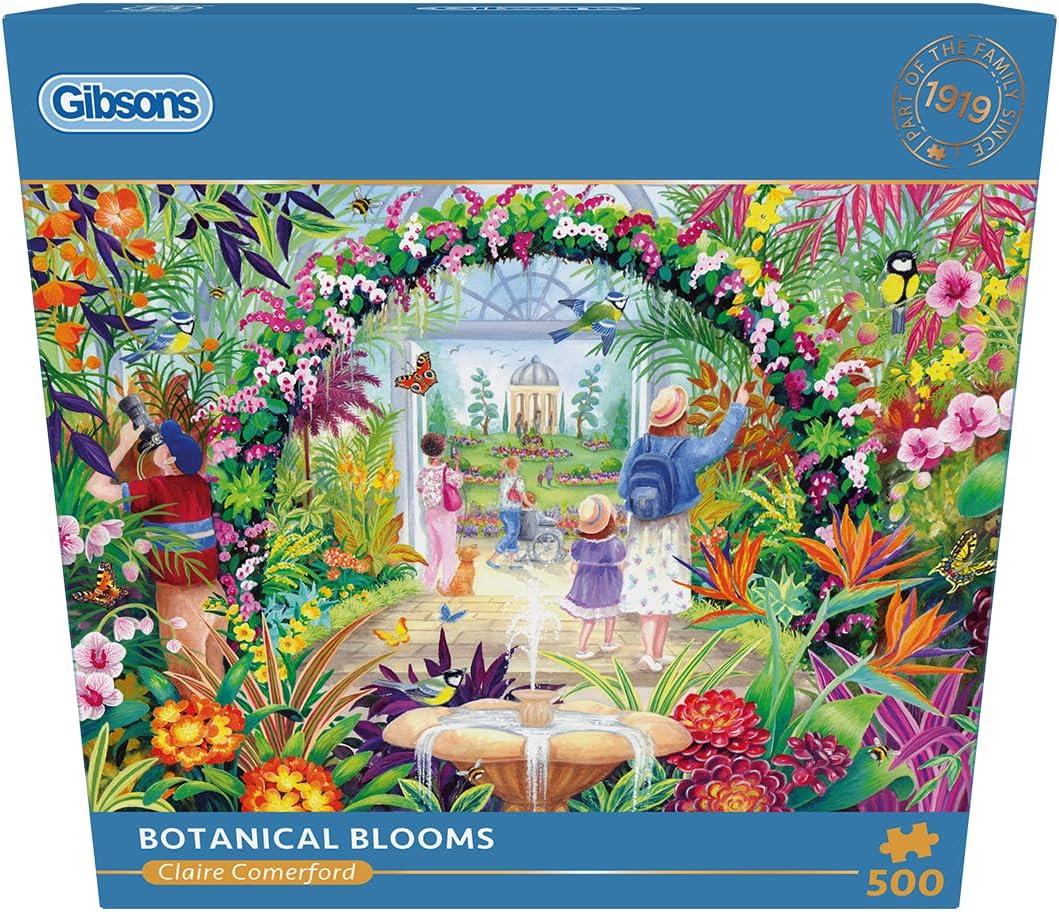 Gibsons Botanical Bloom 500 piece jigsaw puzzle
