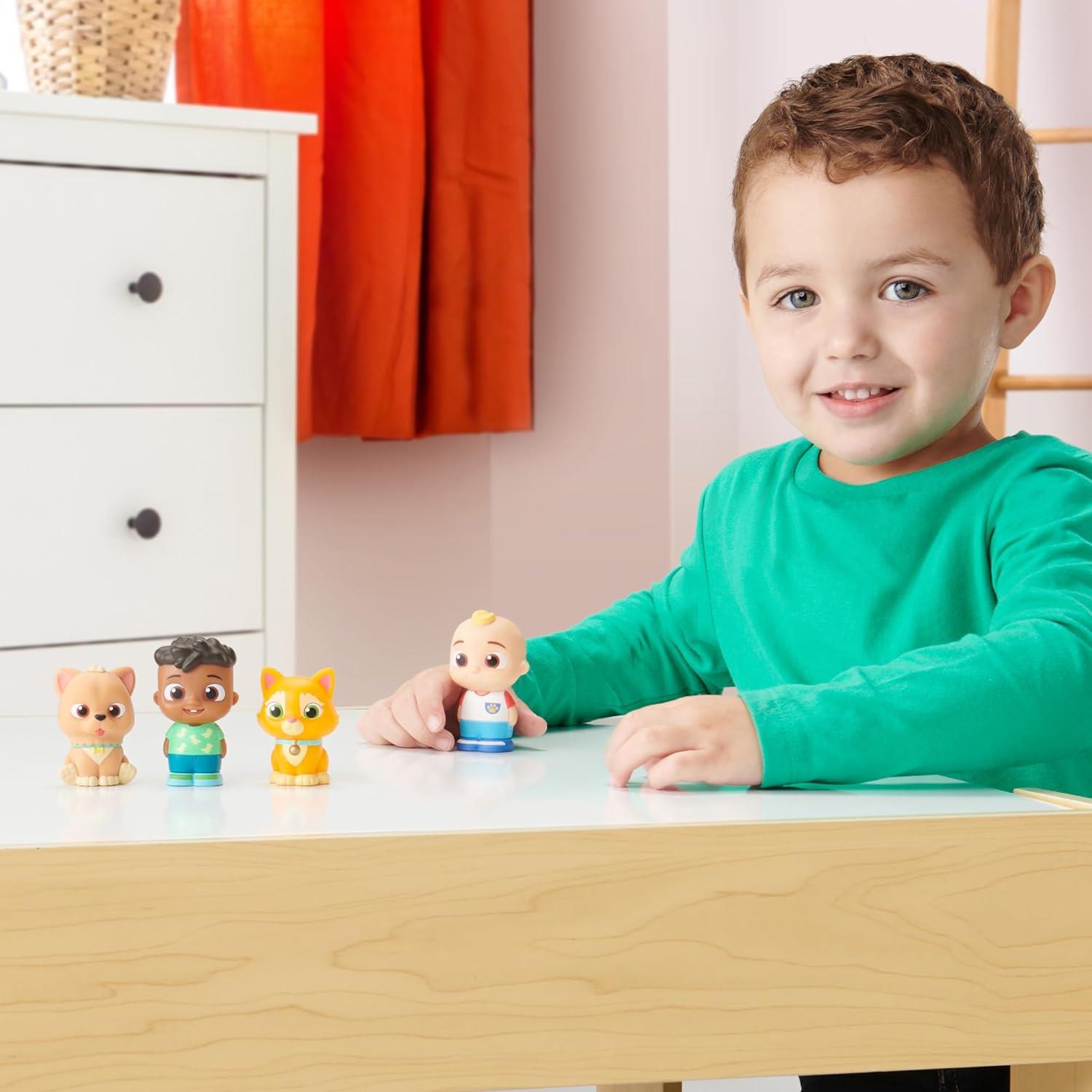 COCOMELON- 4 FIGURE PACK-BEST FRIENDS AND PETS