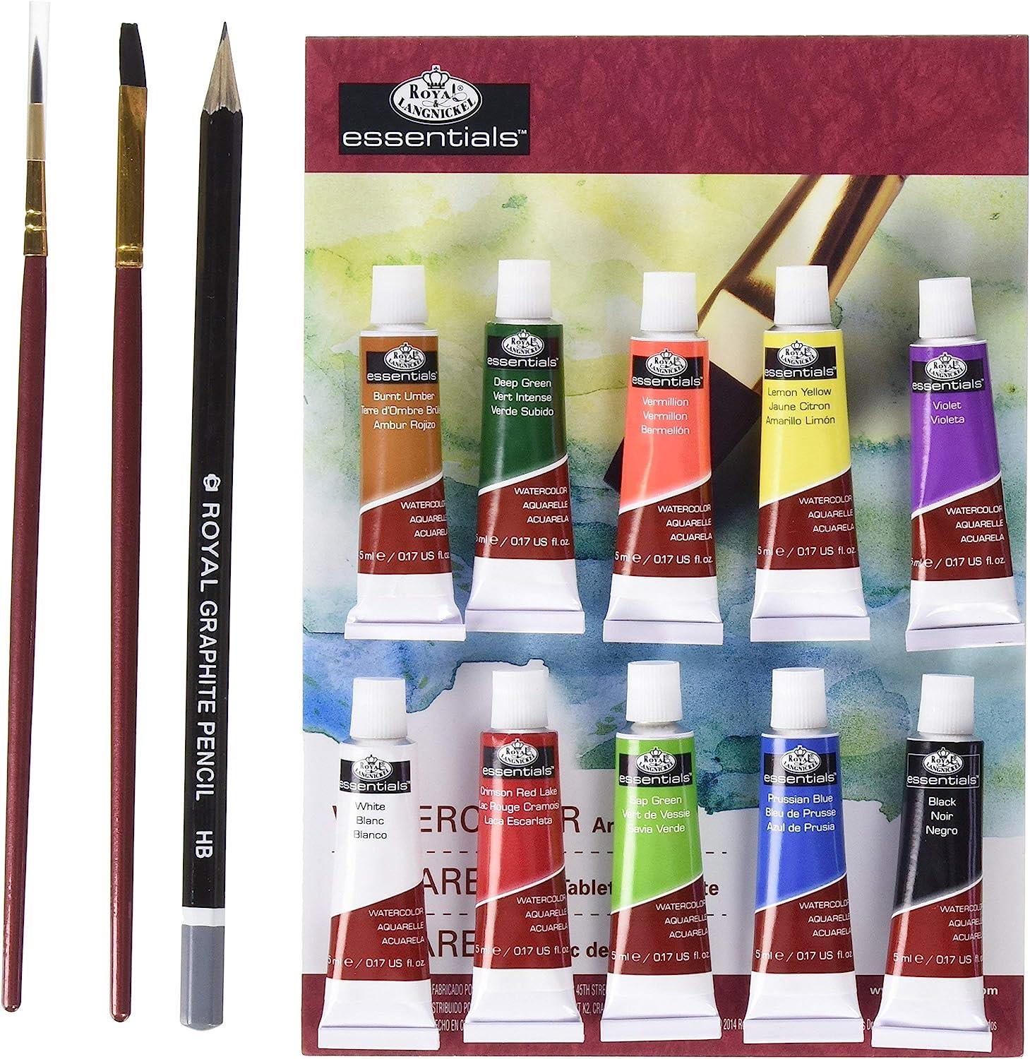 WATERCOLOUR PAINTING CLAMSHELL 15 PIECE
