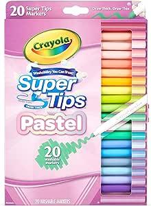 20 CT PASTEL SUPERTIPS