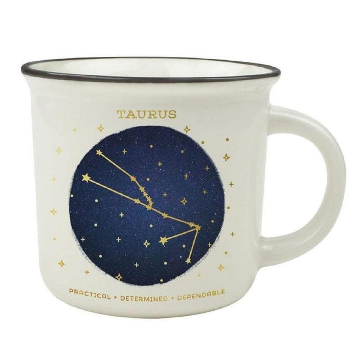 PORCELAIN MUG - COUNT YOUR LUCKY STARS - TAURUS