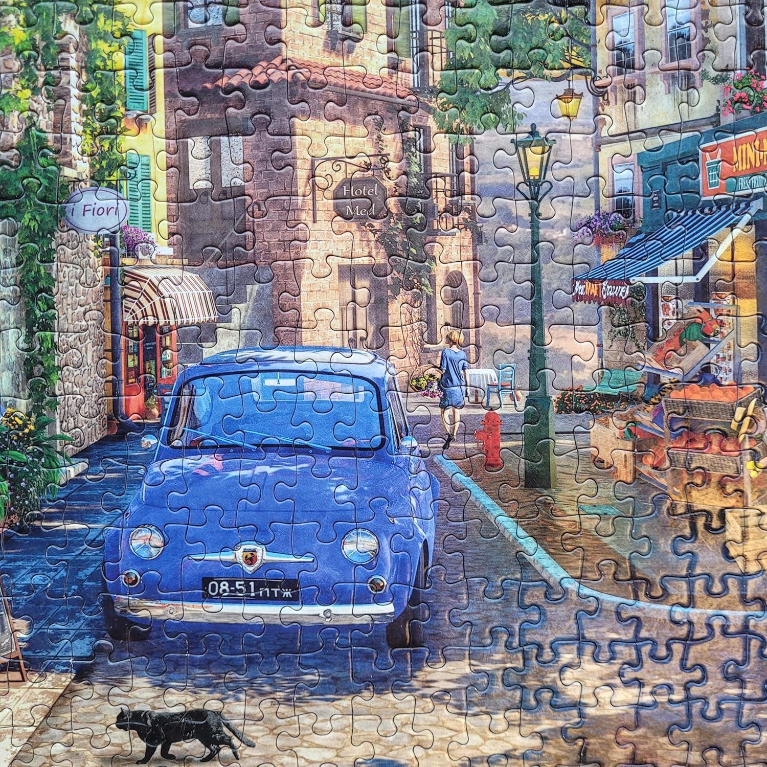 Morning in the Med | Gibsons Games 1000 Piece Jigsaw Puzzle | Mediterranean Theme