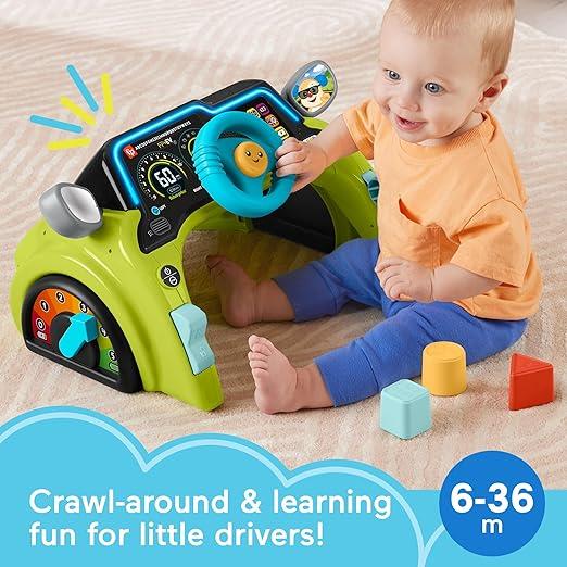 FISHER PRICE LAUGH AND LEARN SIT AND STEER DRIVER