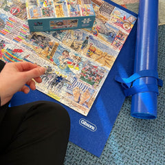 Gibsons 1000 Piece Jigsaw Puzzle: Deckchairs and Donkeys | Seaside Nostalgia