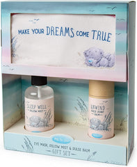 Eye mask pillow mist and 45g sleep balm set