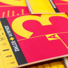RED & YELLOW SPIRAL A3 150G 25SH