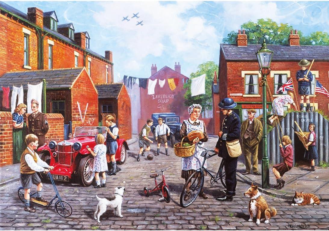 Gibsons Britain at War 500 Piece Jigsaw Wartime Artwork by Kevin Walsh