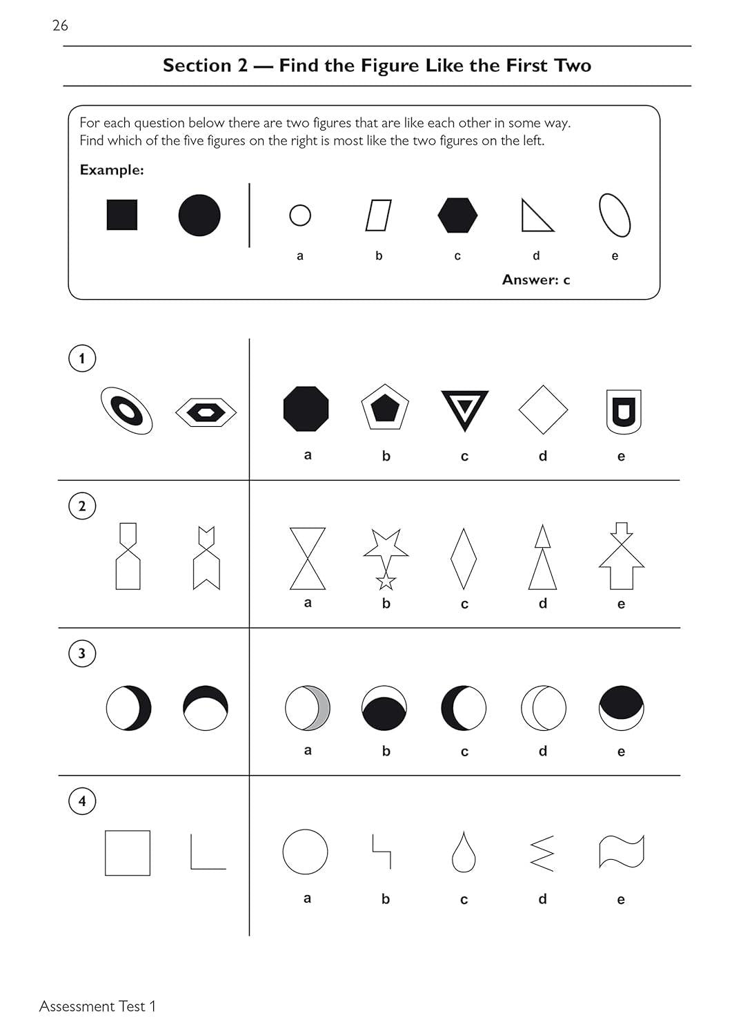 11+ GL NON-VERBAL REASONING PRACTICE BOOK AND ASSESSMENT TESTS AGE 9-10
