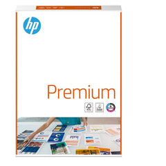 HP, Premium, white, uncoated Copier paper, woodfree ECF, 100g/m2 210mm x 297mm, A4, long grain pack of 500 sheets, FSC mix 70% EU-Ecolabel, CHP855