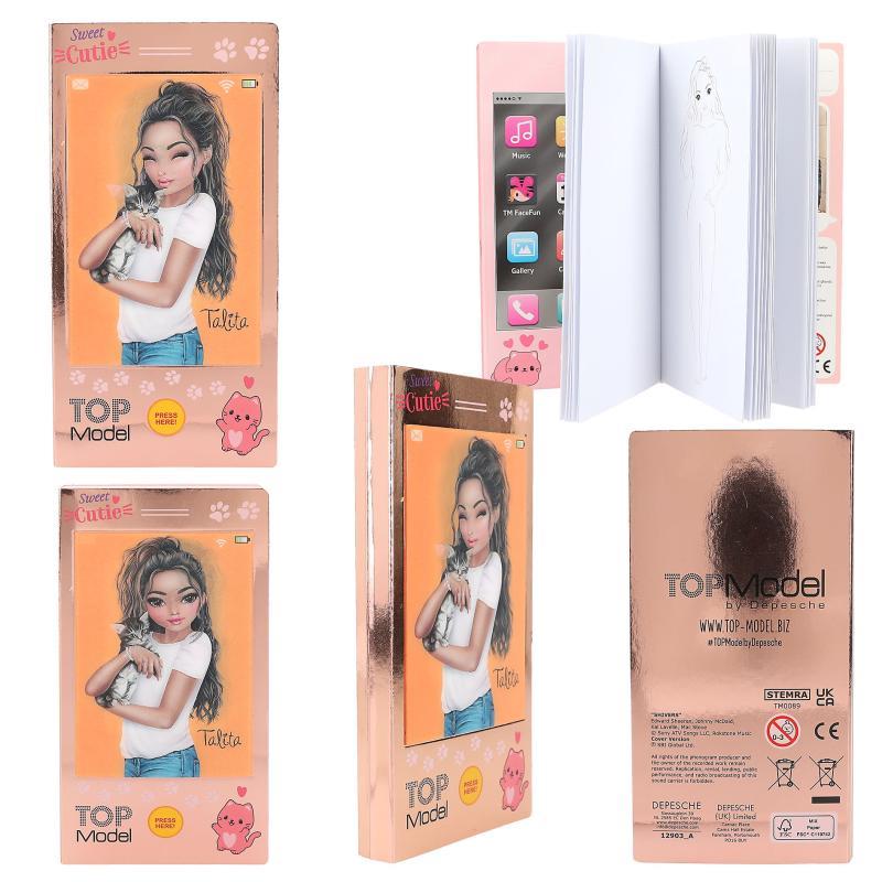 TOP Model Mini Colouring Book With Sound