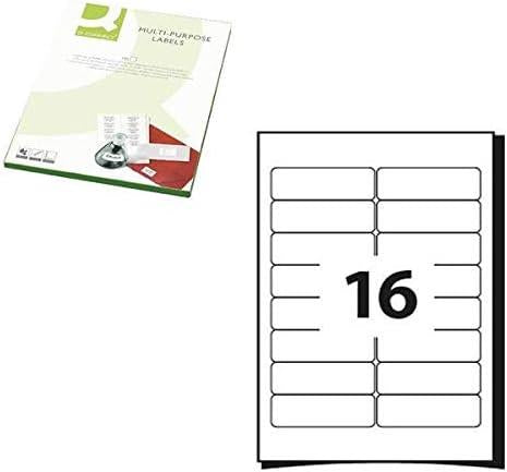 Q-CONNECT MULTIPURPOSE LABELS PK1600
