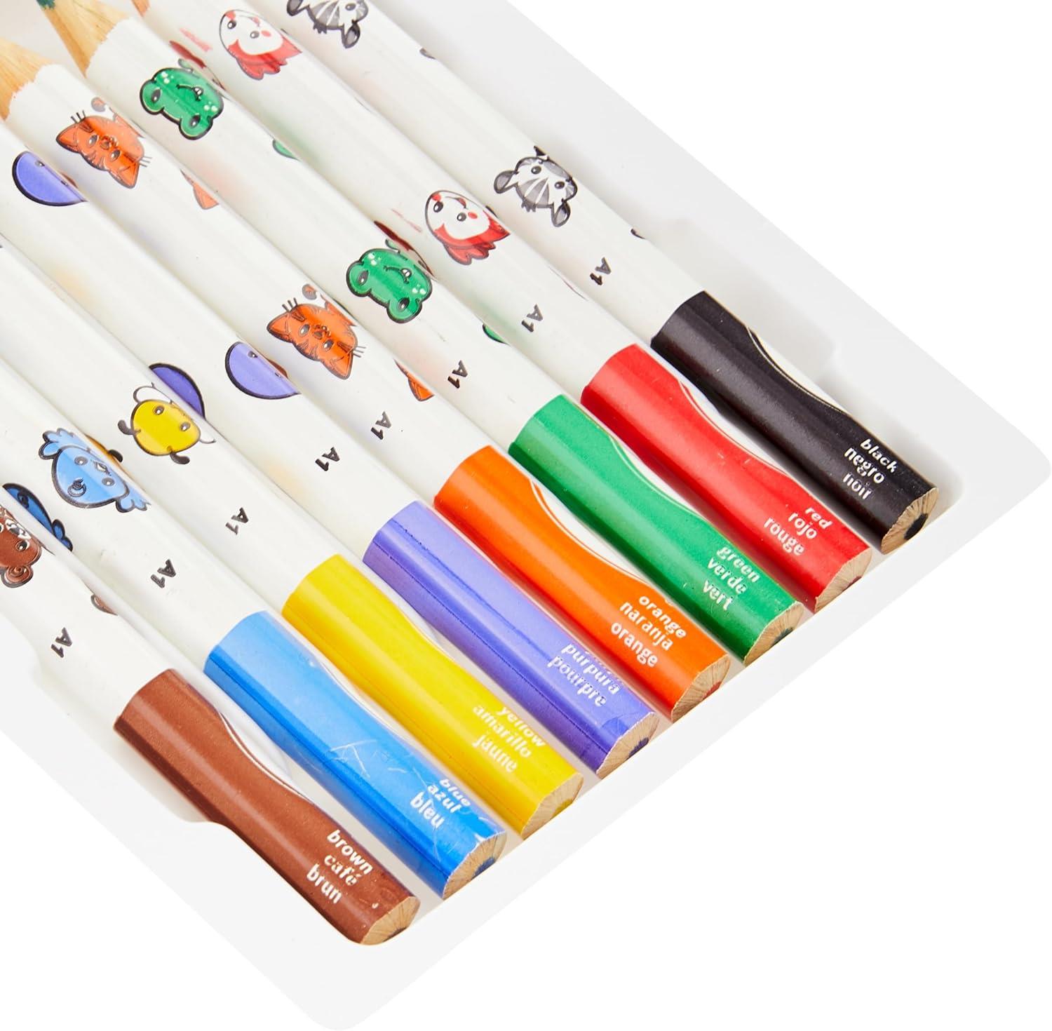 8 JUMBO COLOUR PENCILS