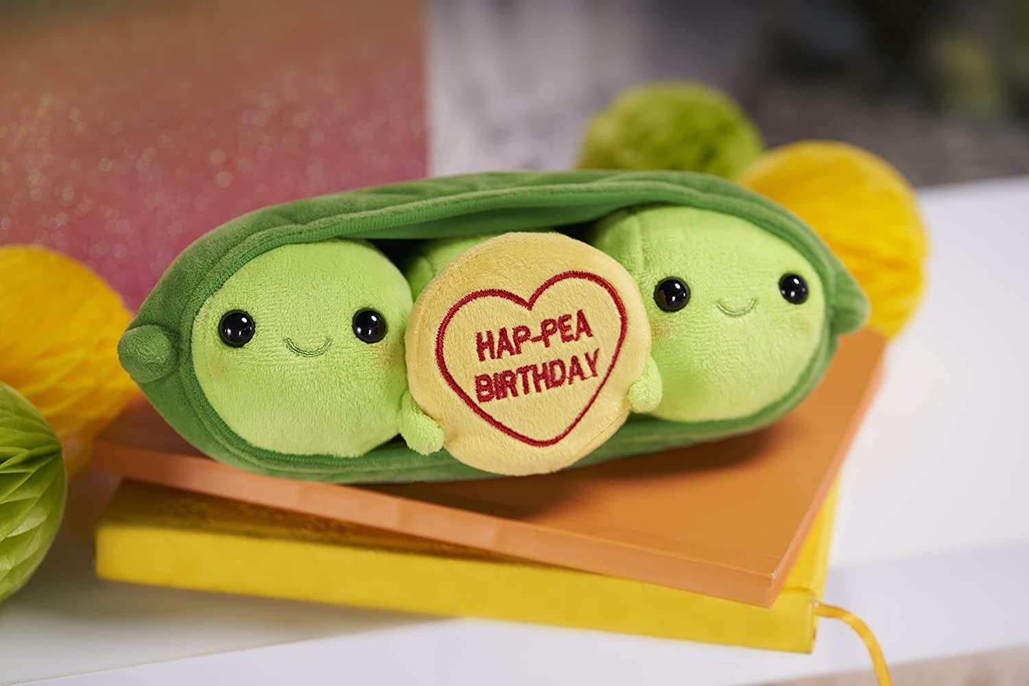 LOVE HEARTS HAP-PEA BIRTHDAY