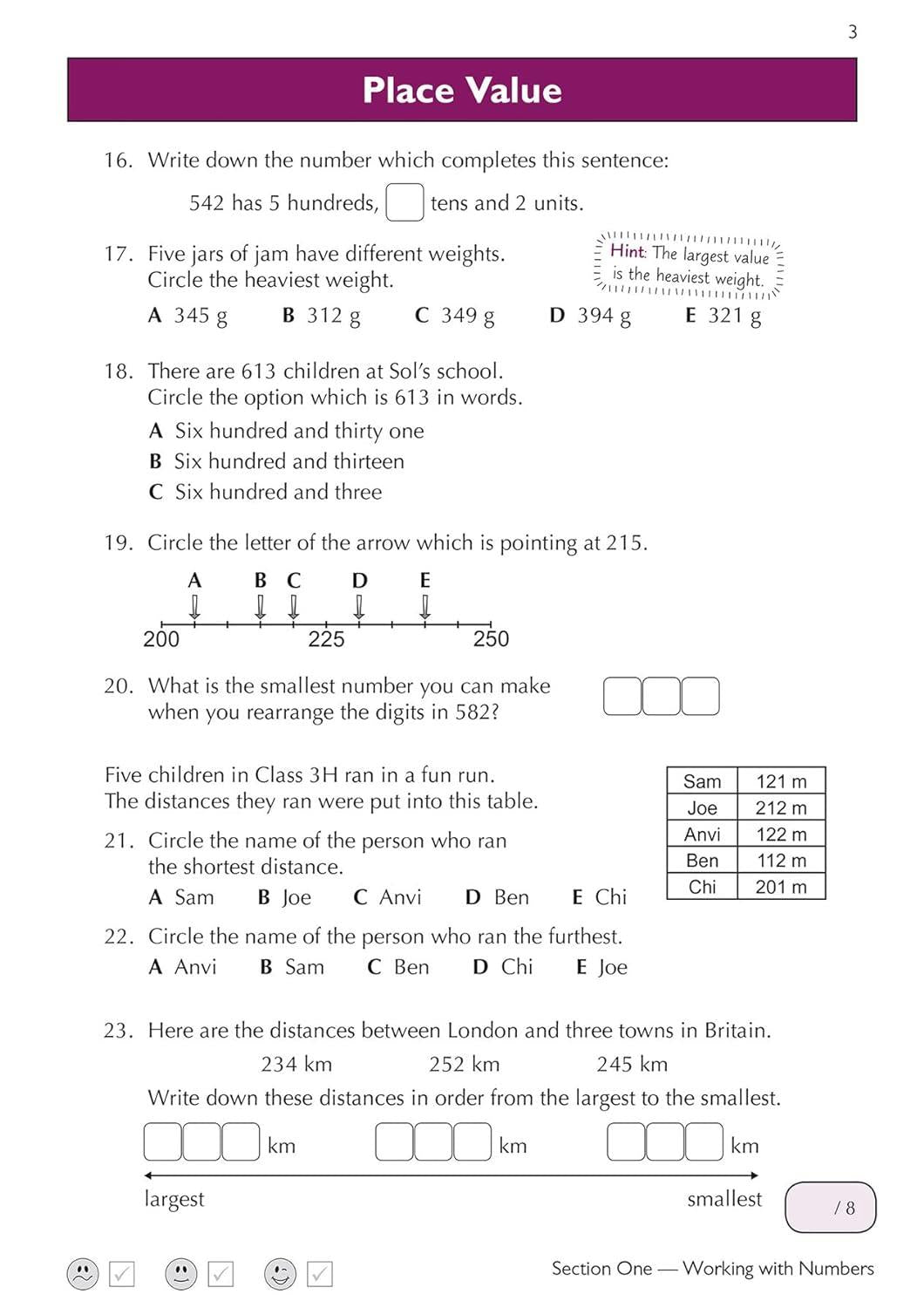11+ CEM MATHS PRACTICE BOOK AND ASSESSMENT TESTS AGE 7-8