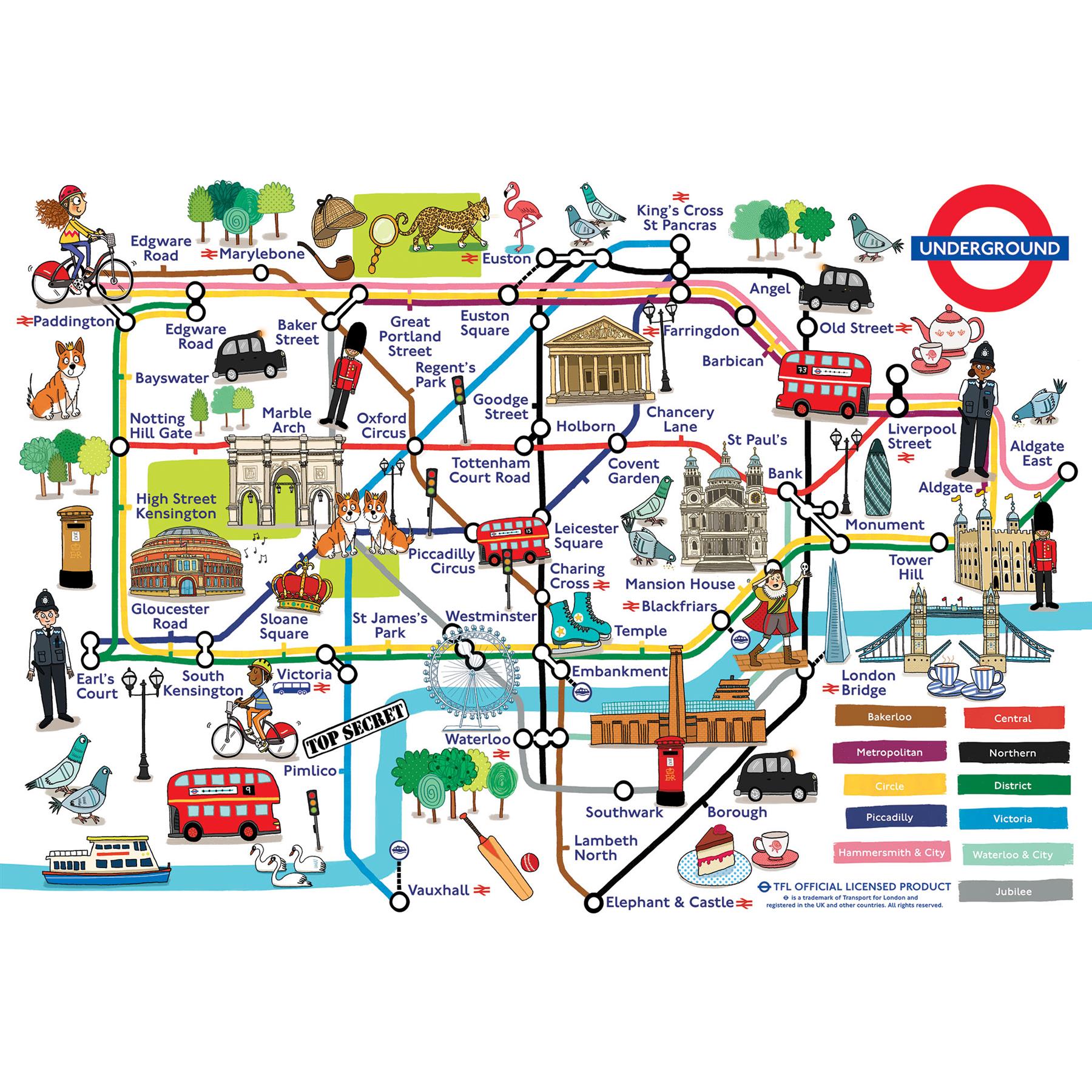 ADVENTURES ON THE LONDON UNDERGROUND (250XL)