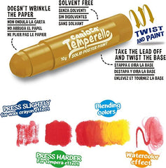 CARIOCA METALLIC SOLID POSTER PAINTS