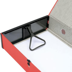 Q-Connect 75MM Box File - Red