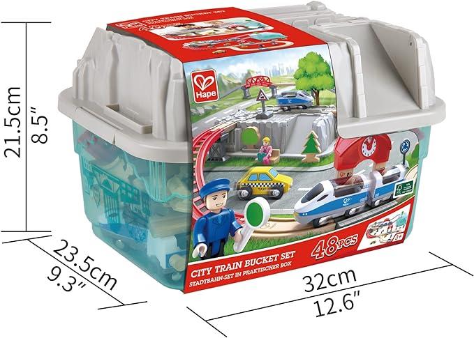 City Train Bucket Set