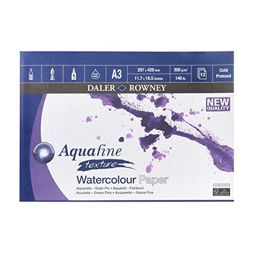 AQUAFINE WC TEXTURE PAD A3 300G 12SH