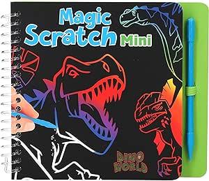 DINO WORLD MINI MAGIC SCRATCH BOOK