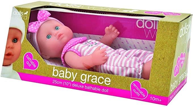 DOLLS WORLD BABY GRACE-STRIPED OUTFIT