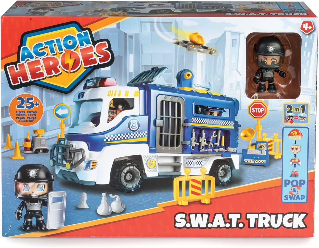 ACTION HEROES POLICE SWA